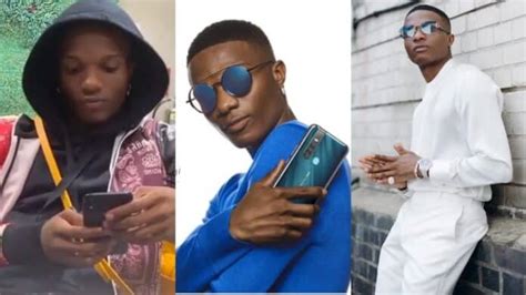 what type of phone is wizkid using