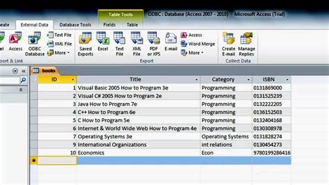 what type of software is microsoft access mysql