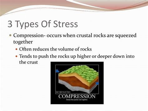 what type of stress pulls rocks apart