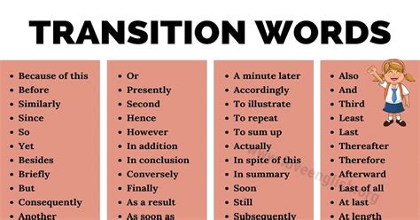 what type of transition is to that end