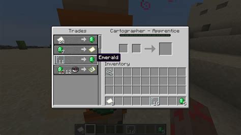 what villager trades for glass