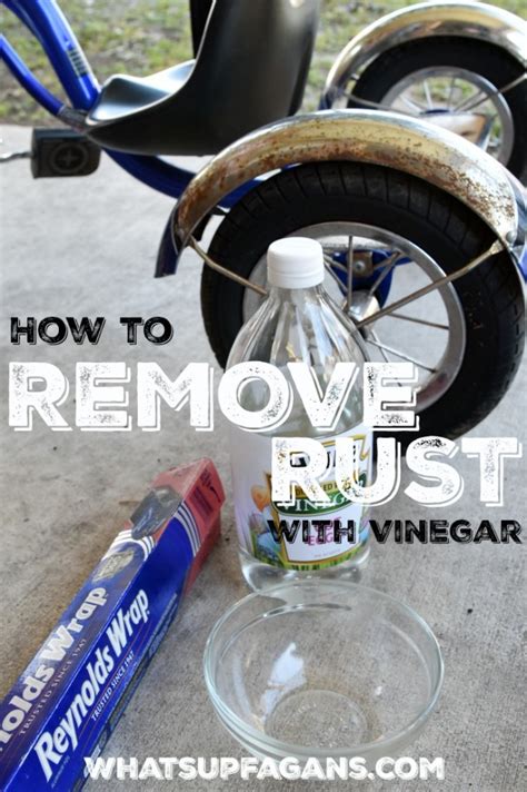 What Vinegar To Remove Rust