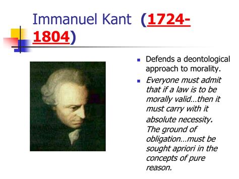 what was immanuel kant's theory