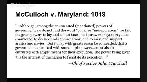 what was the mcculloch v. maryland case about