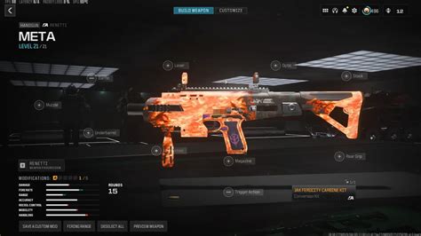 what weapons have burst fire mode mw3