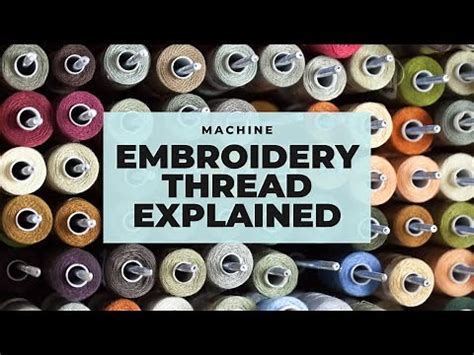 What Weight Bobbin Thread For Machine Embroidery