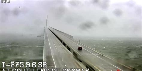 what wind speed closes the skyway bridge