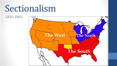 what would sectionalism cause in the 1860s