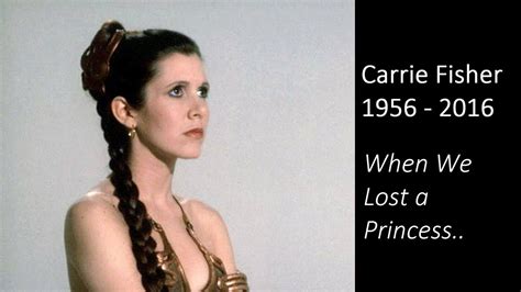 what year did carrie fisher die