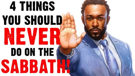 what you can and cannot do on the sabbath