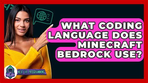 What coding language does minecraft bedrock use
