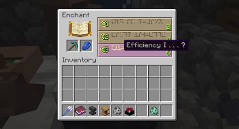 What does efficiency 2 do in minecraft