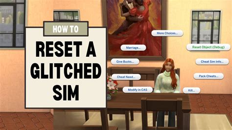 What does reset Sim Do Sims 4?