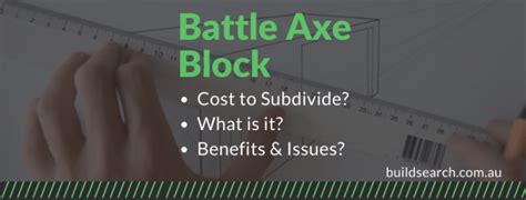 What is a Battleaxe Block? Build Sydney
