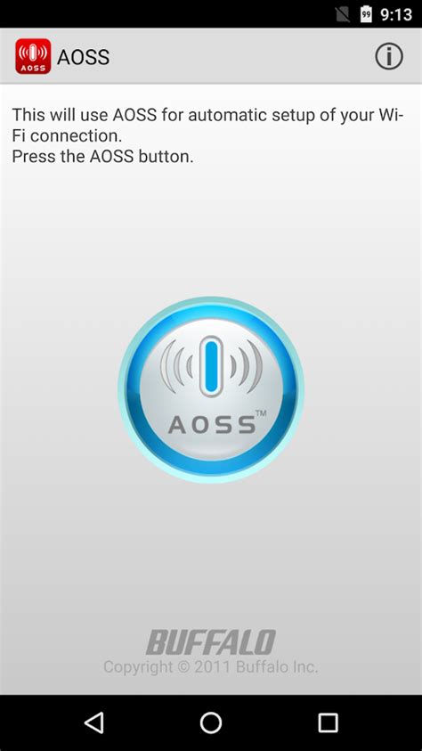 Buffalo WZR2G300N AOSS Router Screenshot