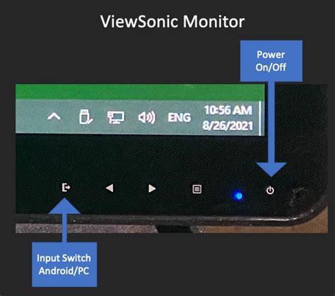 VA2247mh Connecting Power and Devices ViewSonic Monitor