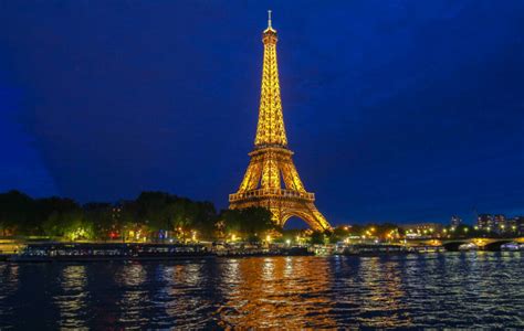 EIFFEL TOWER AT NIGHT, Paris France (Eiffel Tower sparkling & twinkling at night in Paris) YouTube