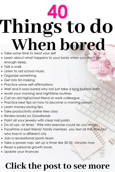 30 Things to Do When You