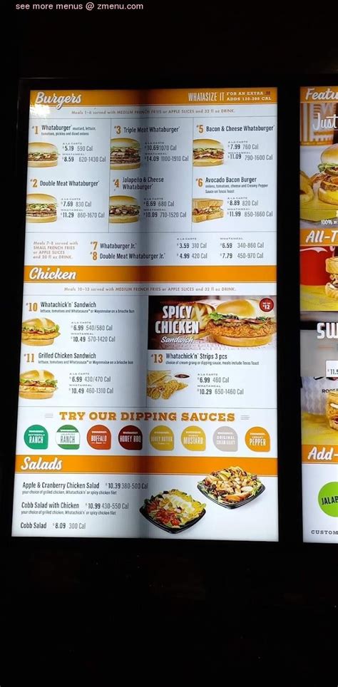 Whataburger Menu Leesville La