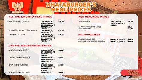 whataburger menu with prices 2022