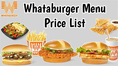 whataburger menu with prices 2023 texas