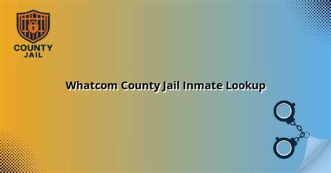 whatcom county jail booking