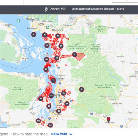 PSE Outages Knock Out Power For Thousands Monday Lakewood, WA Patch