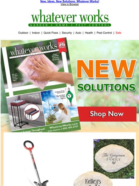 Whatever Works Catalogue