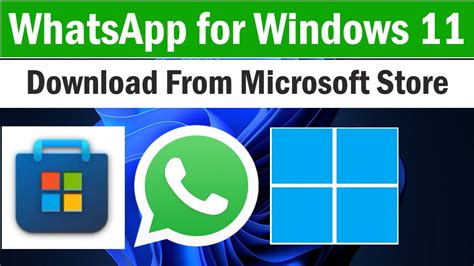 whatsapp app download for pc windows 11