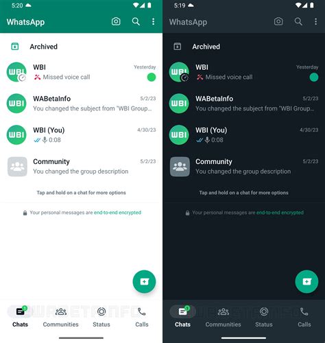 whatsapp beta info android