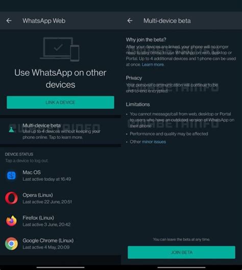 whatsapp beta web