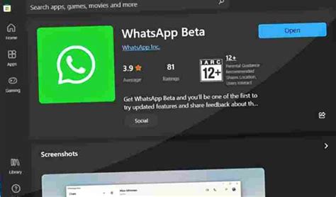 whatsapp beta windows 11 download microsoft