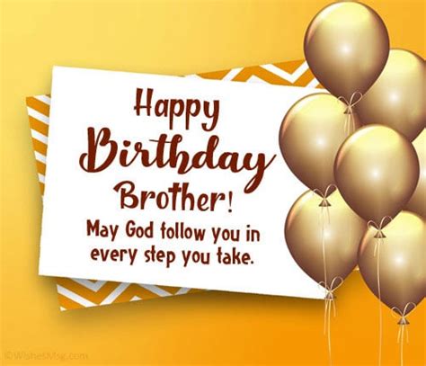 whatsapp birthday wishes for brother
