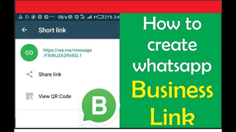 whatsapp business link website