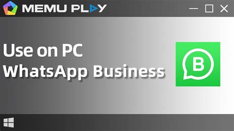 whatsapp business desktop pc