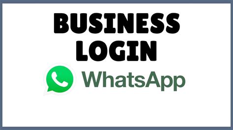 whatsapp business login computer