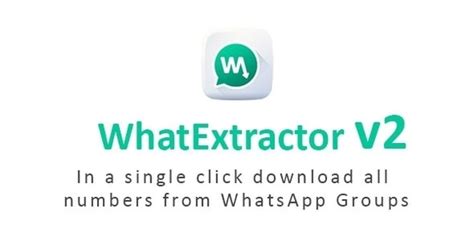 whatsapp contact extractor extension