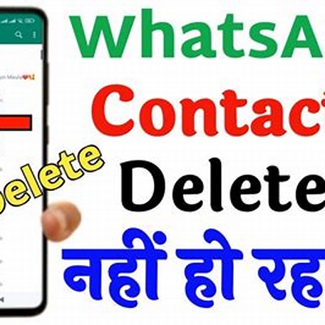 whatsapp contact not deleted