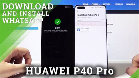 whatsapp download huawei p40 pro