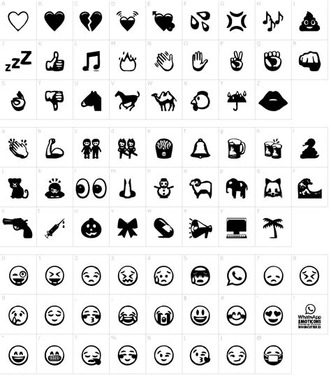 whatsapp emoji font download