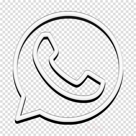 whatsapp icon png white color