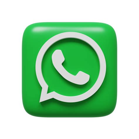 whatsapp logo 3d