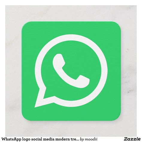 whatsapp logo for visiting card