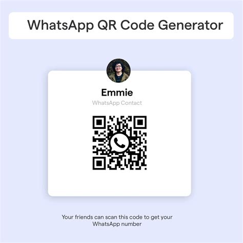 whatsapp number qr code generator
