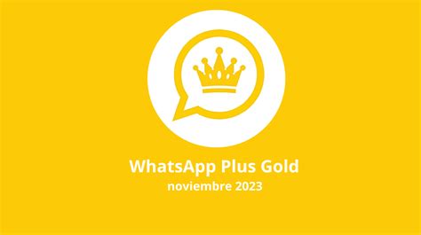 whatsapp plus noviembre 2023