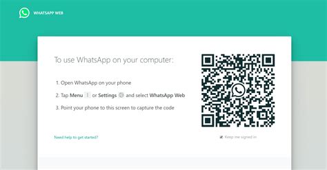whatsapp web application for laptop