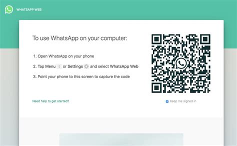 whatsapp web login scan code