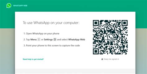 whatsapp web login with qr code