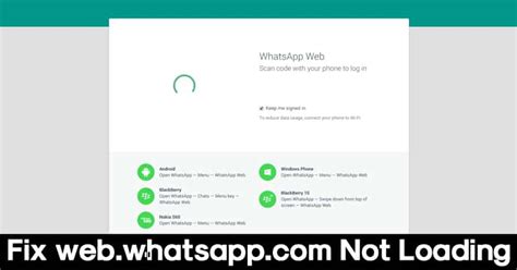 whatsapp web not loading texts