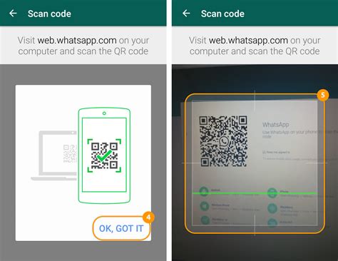 whatsapp web scan code how to
